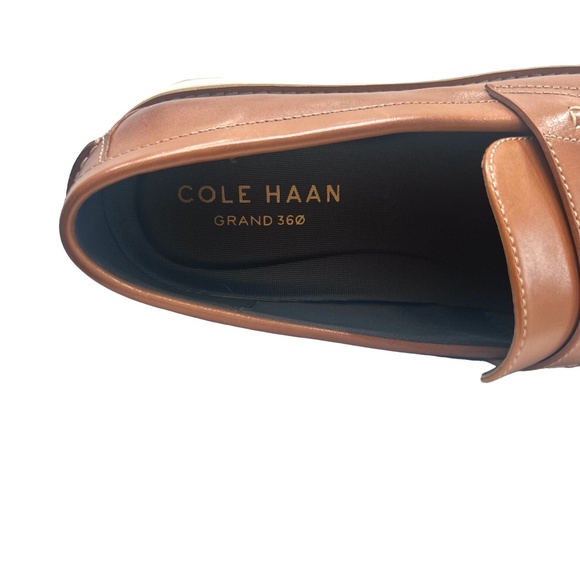 COLE HAAN TAN OSBORN GRAND 360 PENNY LOAFER main image 9